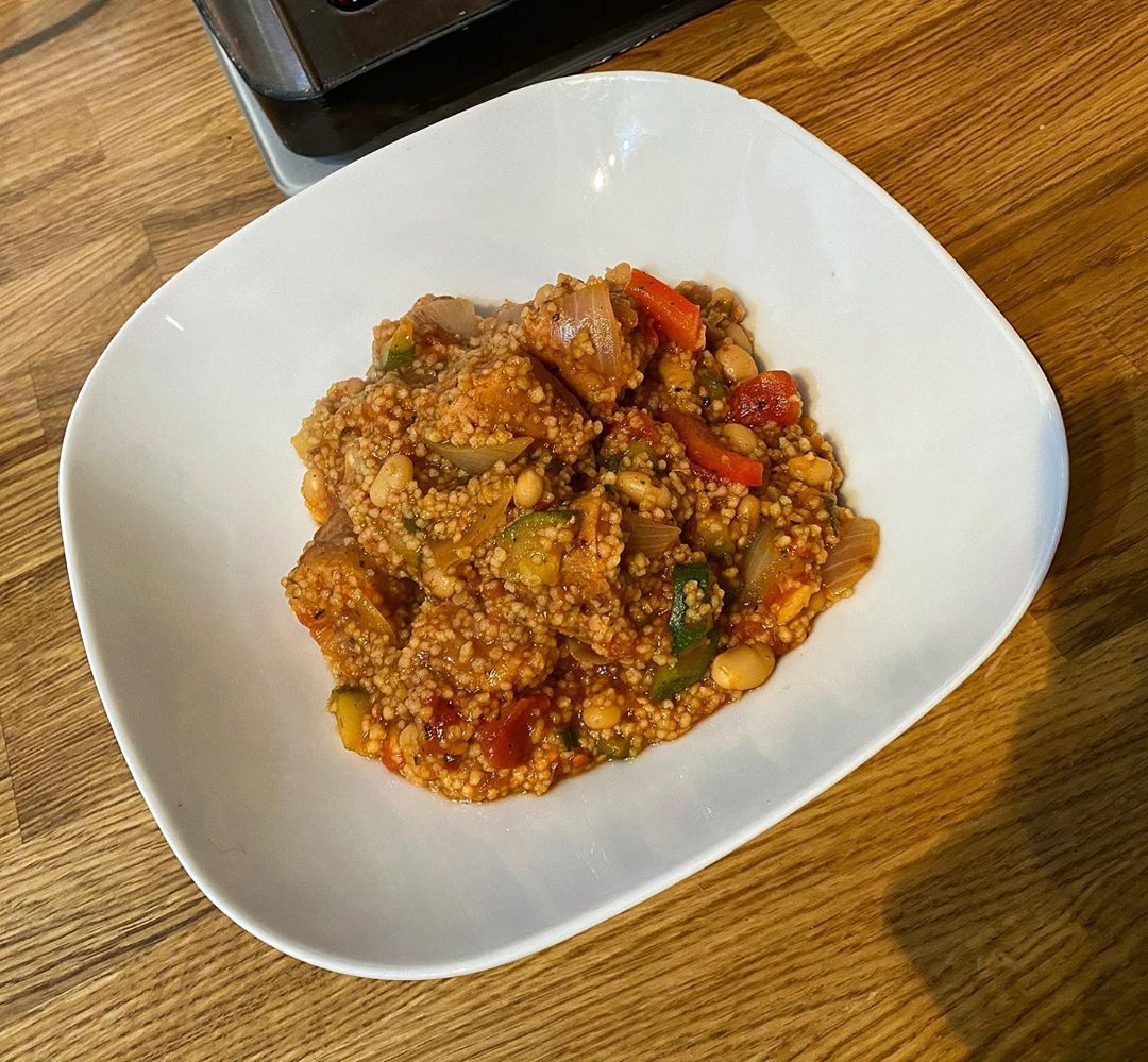 A Tomato and Sausage Cous Cous Dish