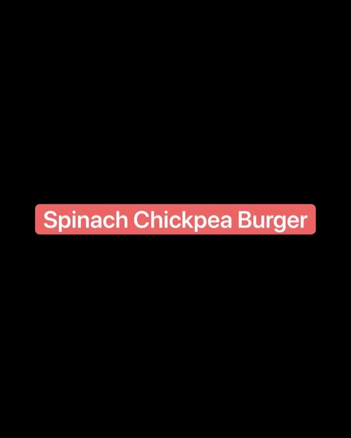 Spinach and Chickpeas Burgers