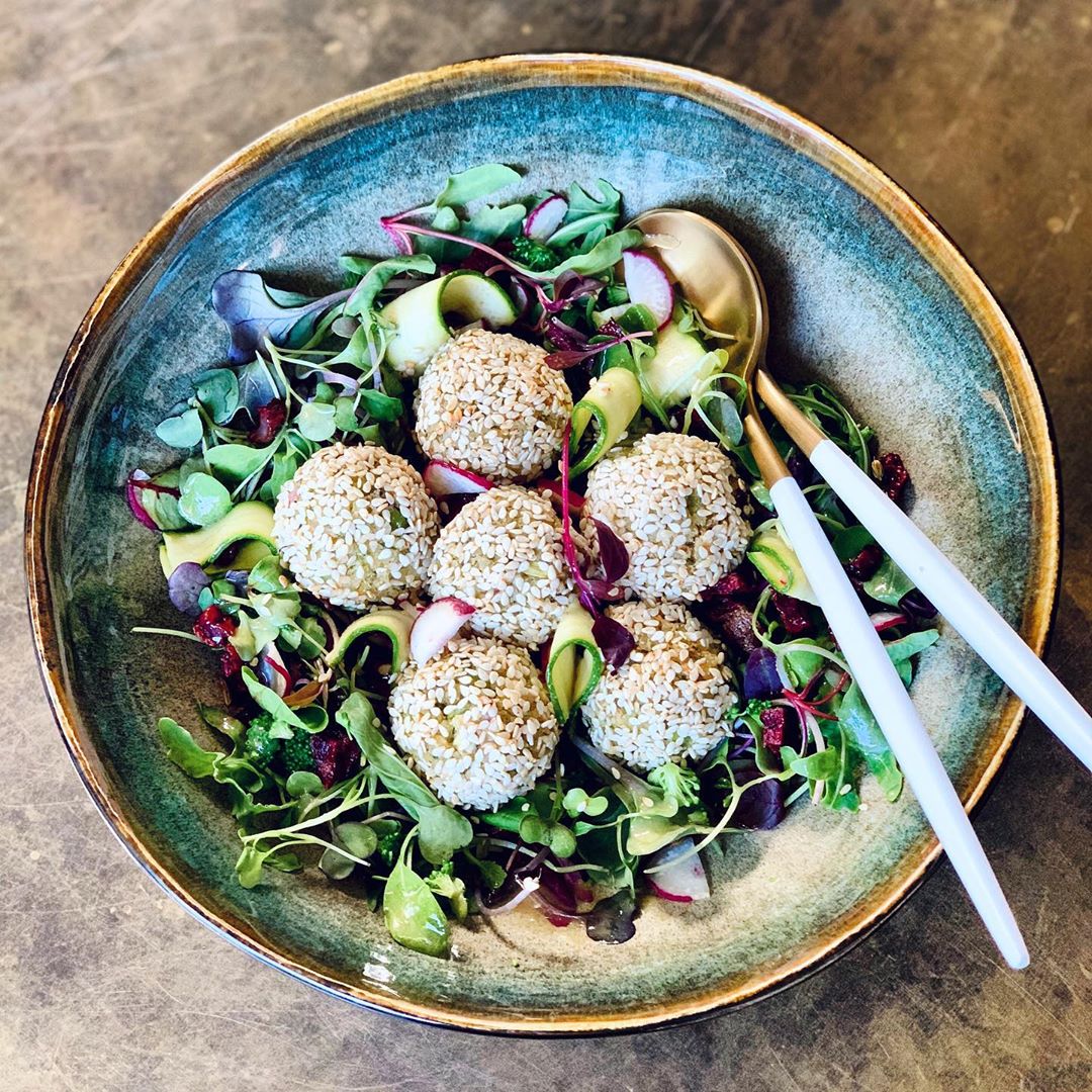 Bulgar Wheat Broccoli Miso Balls