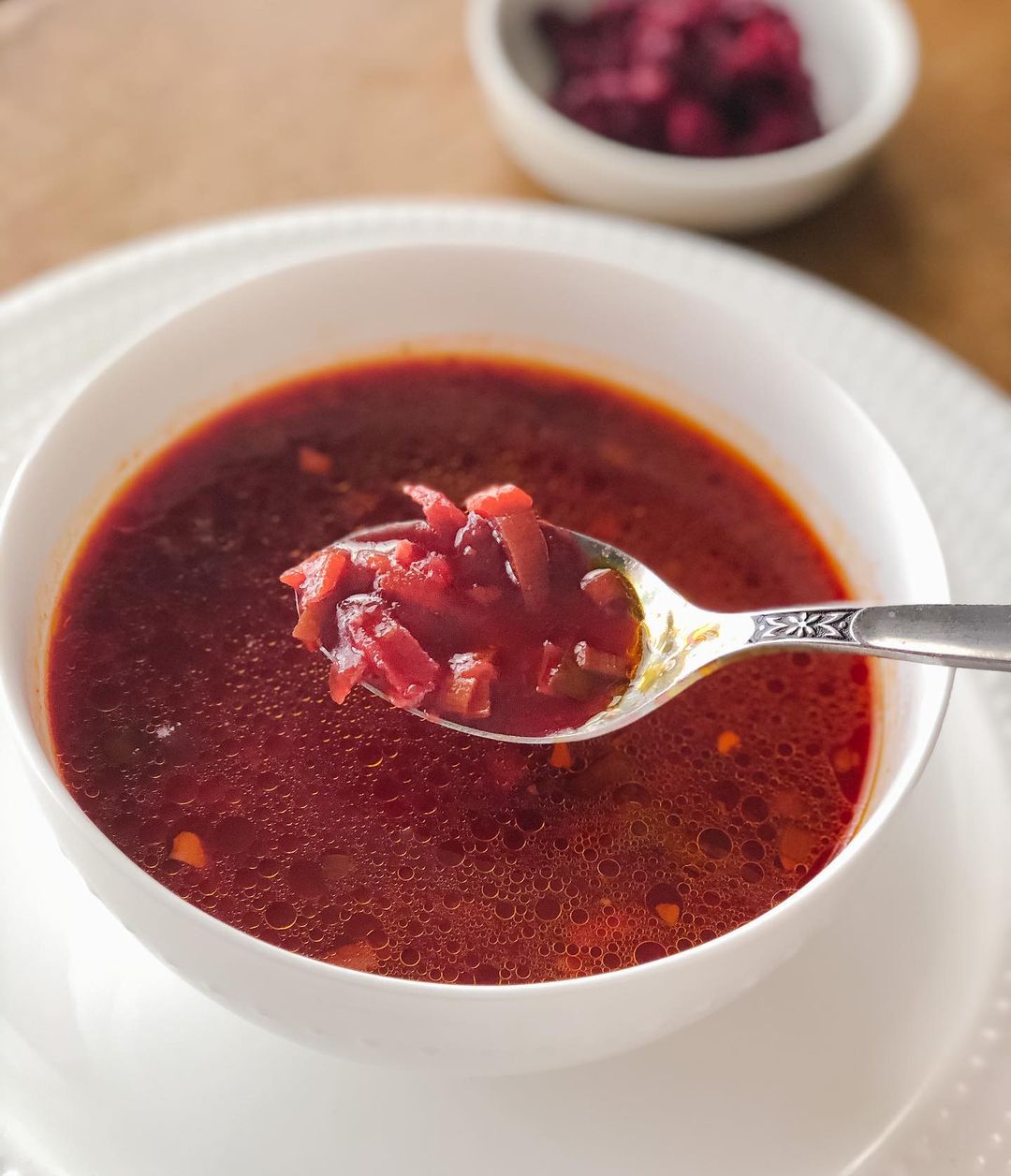 Simple Healthy Vegetarian Beet Soup
