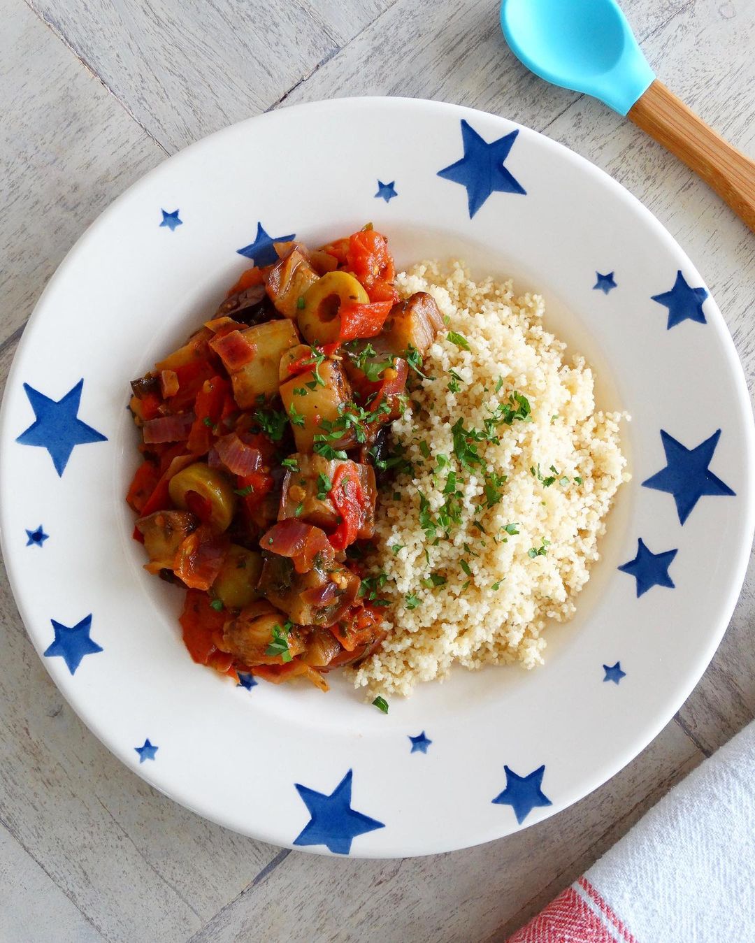 Quick Midweek Meal of Aubergine Stew
