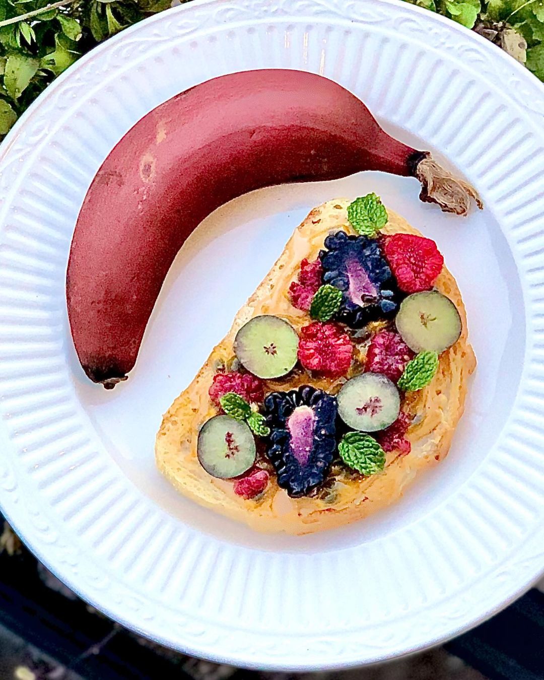 Peanut Butter and Berry Toast