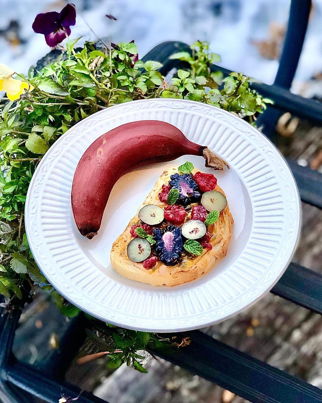 Peanut Butter and Berry Toast