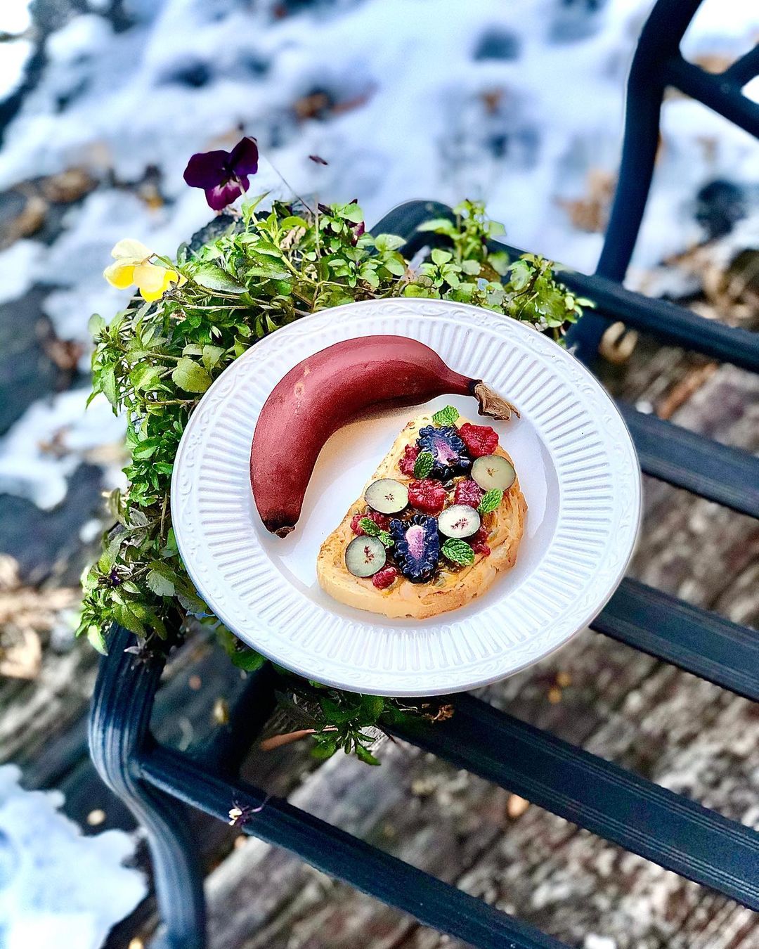 Peanut Butter and Berry Toast