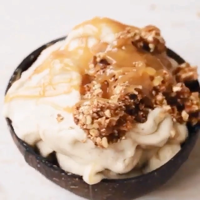 Gingerbread Caramel Nice Cream