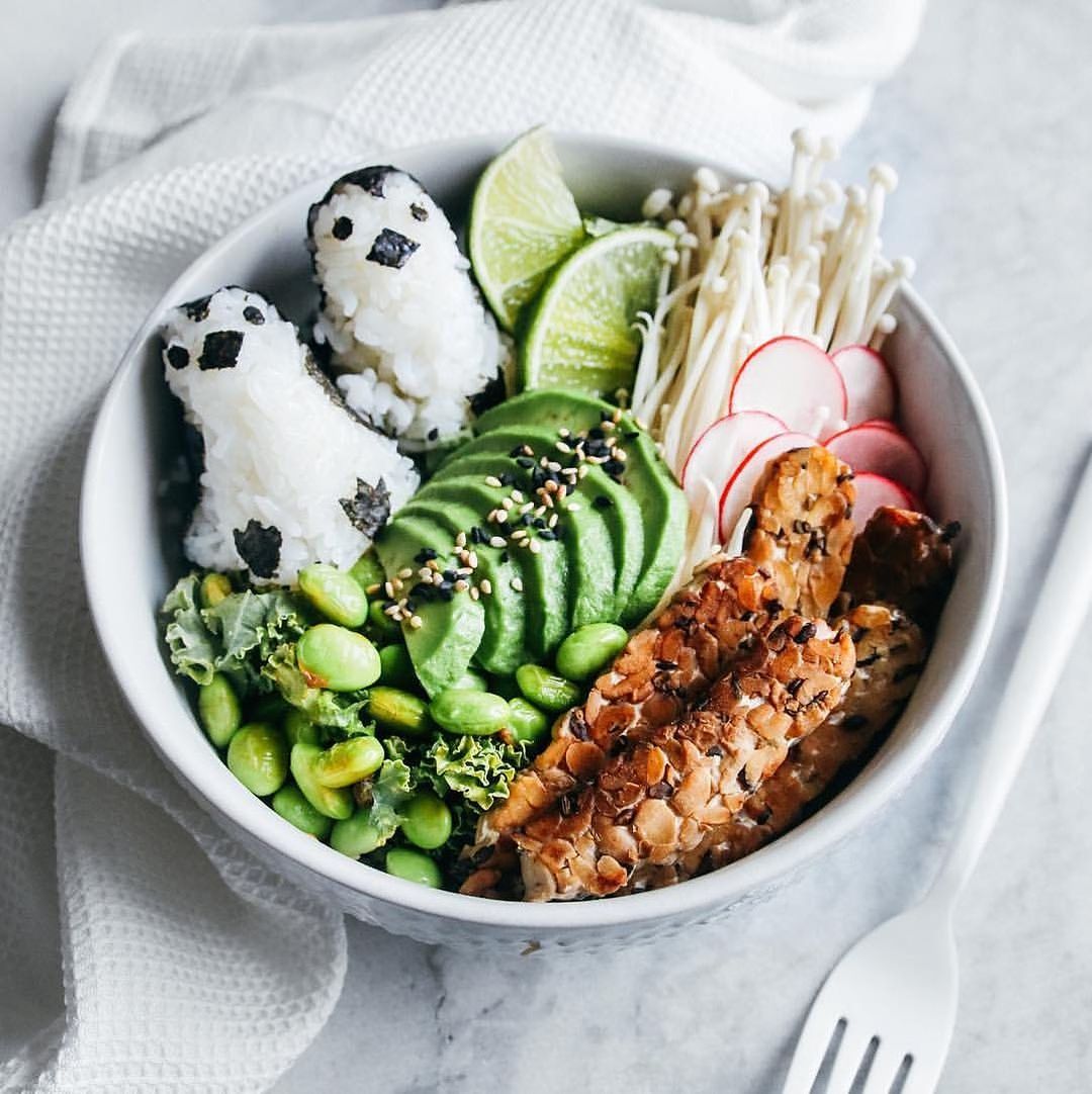 Red Curry Tempeh Bowl