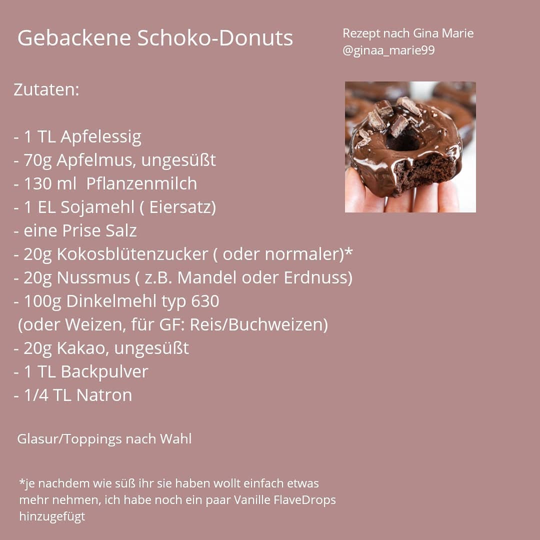 Baked Chocolate Donuts Vegan and Healthy