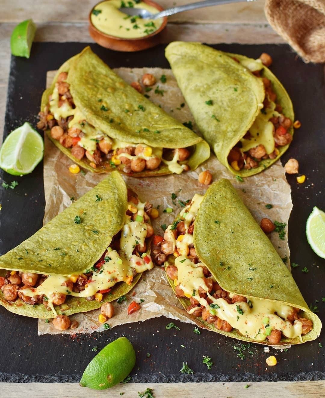 Healthy Spinach Tortillas