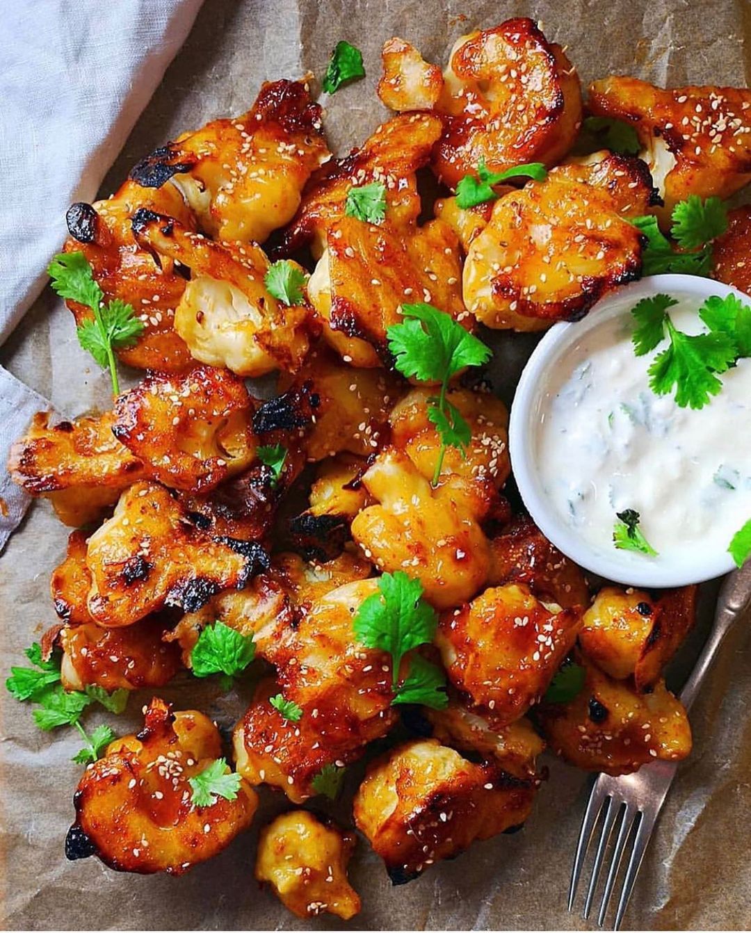 Teriyaki Cauliflower Bites