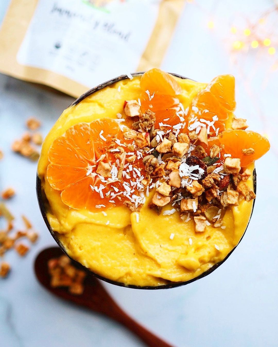 Immunity Orange Smoothie Bowl