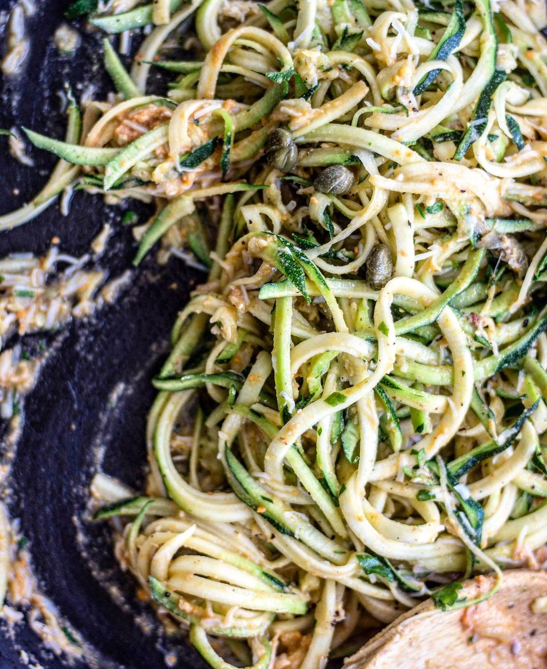 Five-Minute Grain-Free Crab Courgette Spaghetti