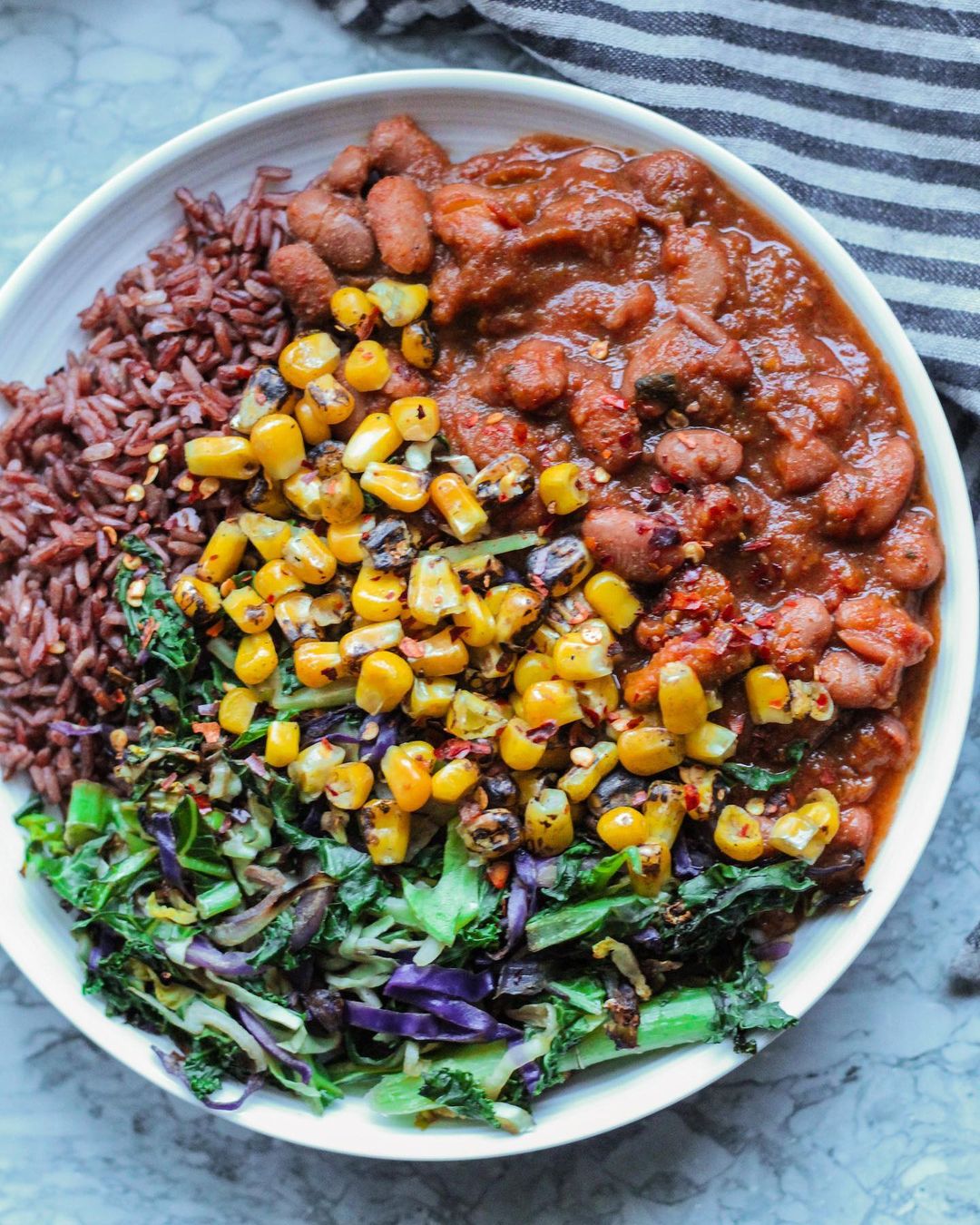 Pinto Beans with Tomatoes and Squash