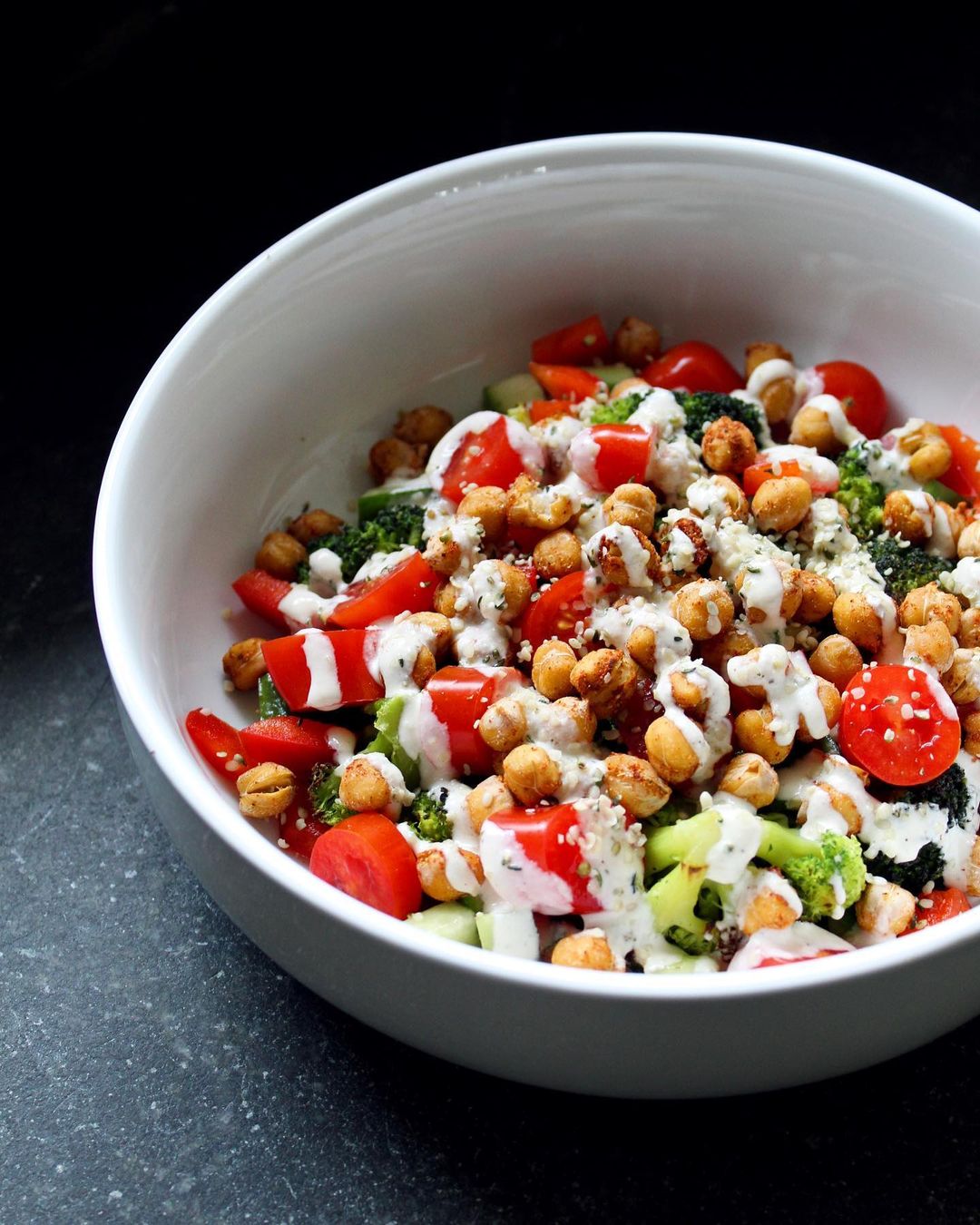 Whole Food Plant-Based Leftover Salad