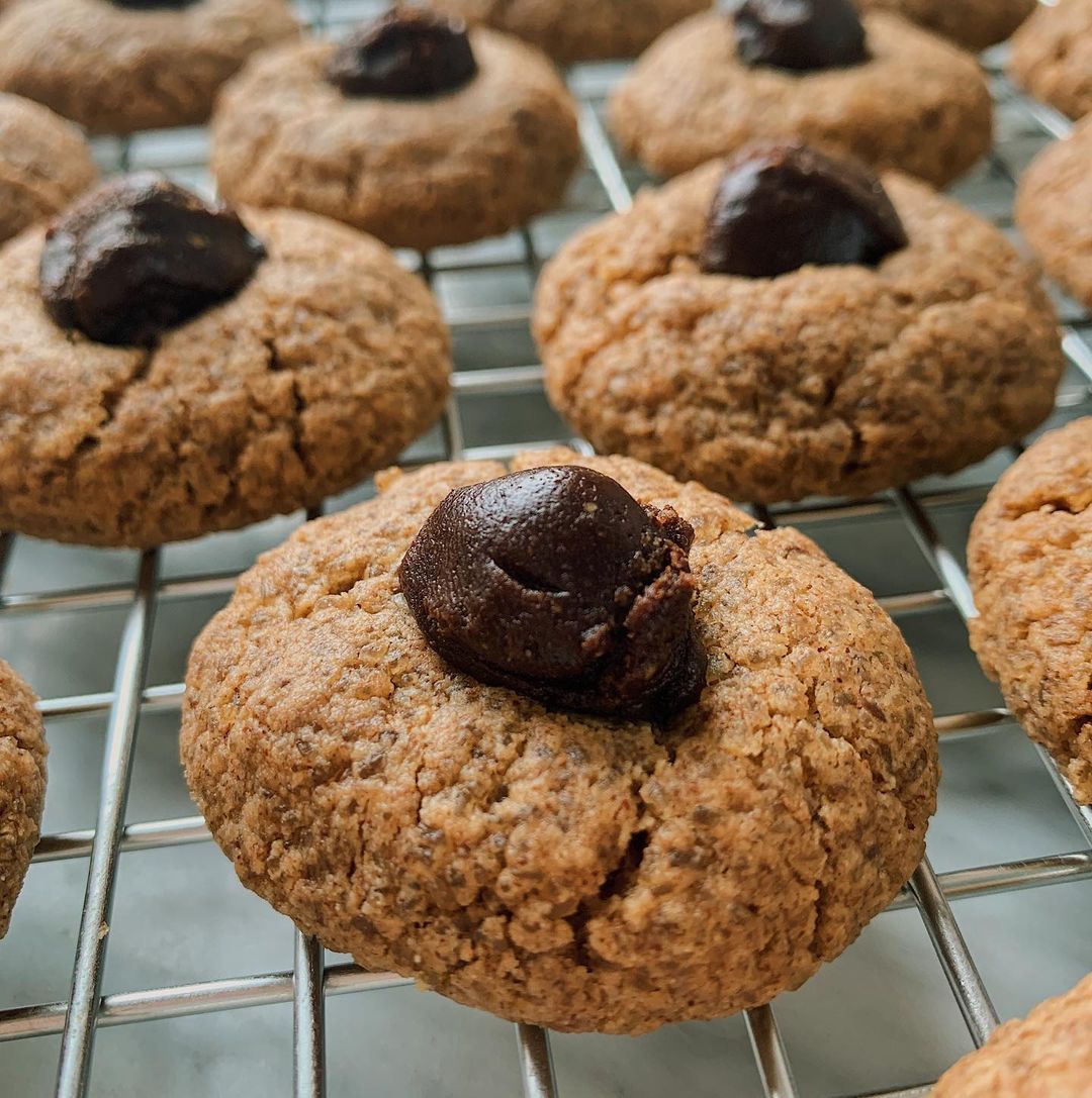Almond Butter Blossom Cookies