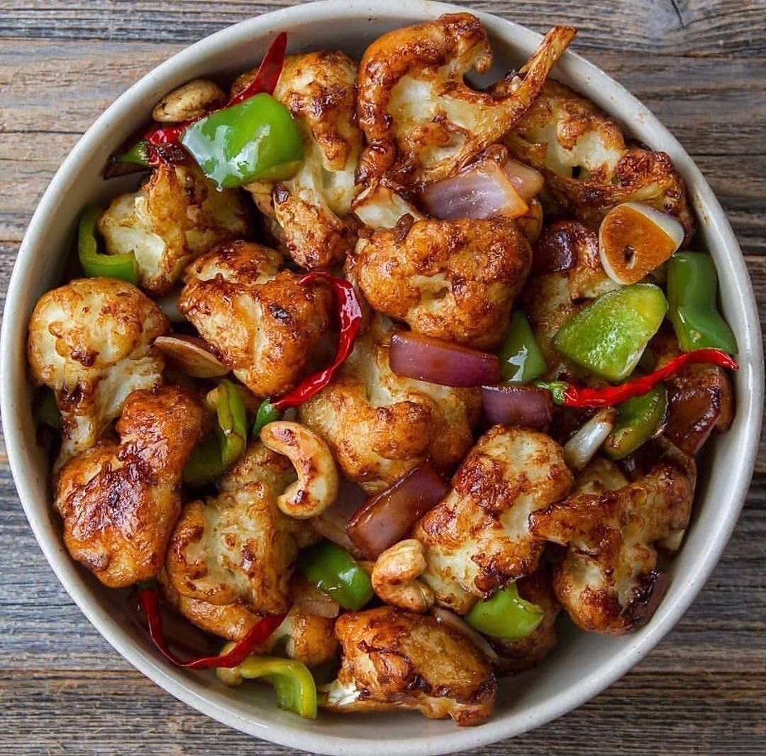 Kung Pao Cauliflower Stir-Fry