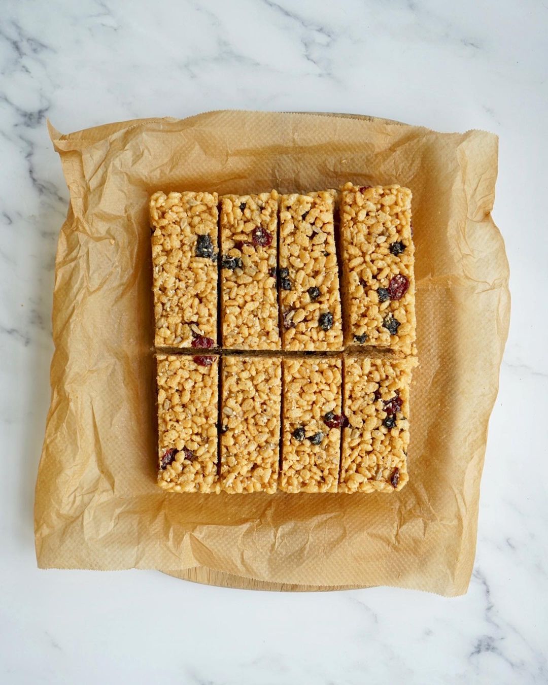 Berry Rice Krispie Bars