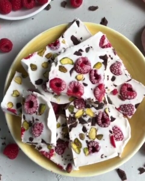 Refreshing Coconut Bars with Berries and Nuts