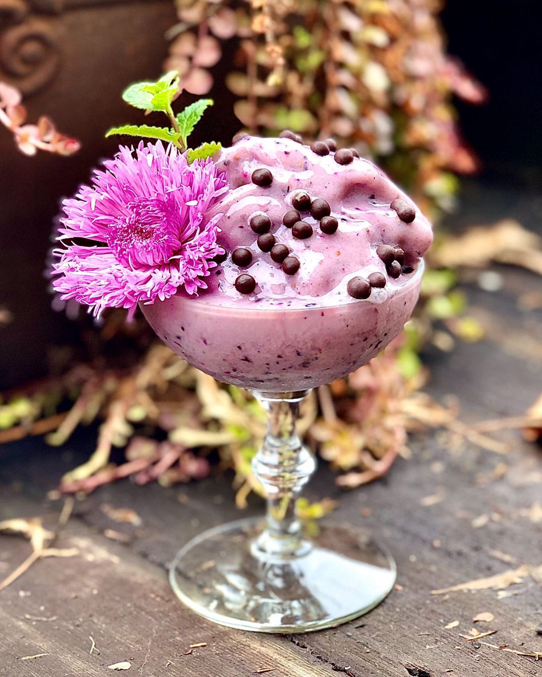 Refreshing Banana Blueberry Smoothie with Pitaya