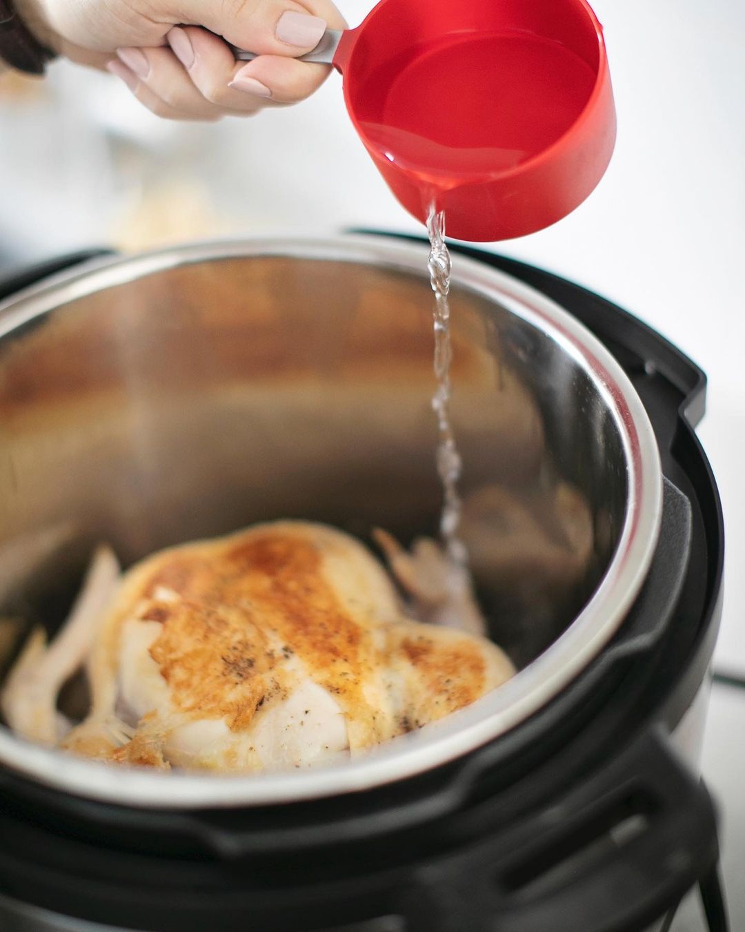 Delicious Instant Pot Rotisserie Chicken at Home