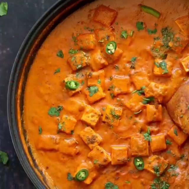 Vegan Paneer Lababdar with Tofu