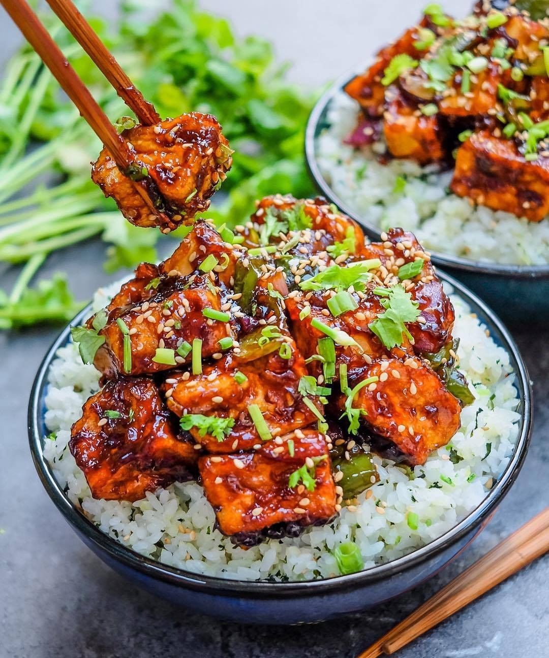 Stir-Fried Sweet Chili Tofu