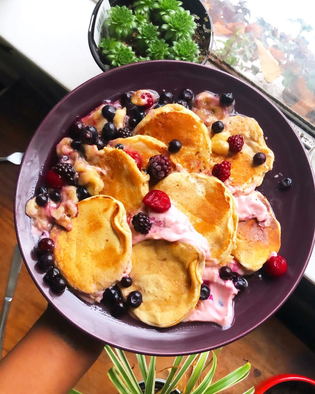 Easy Vegan Oat Flour Pancakes