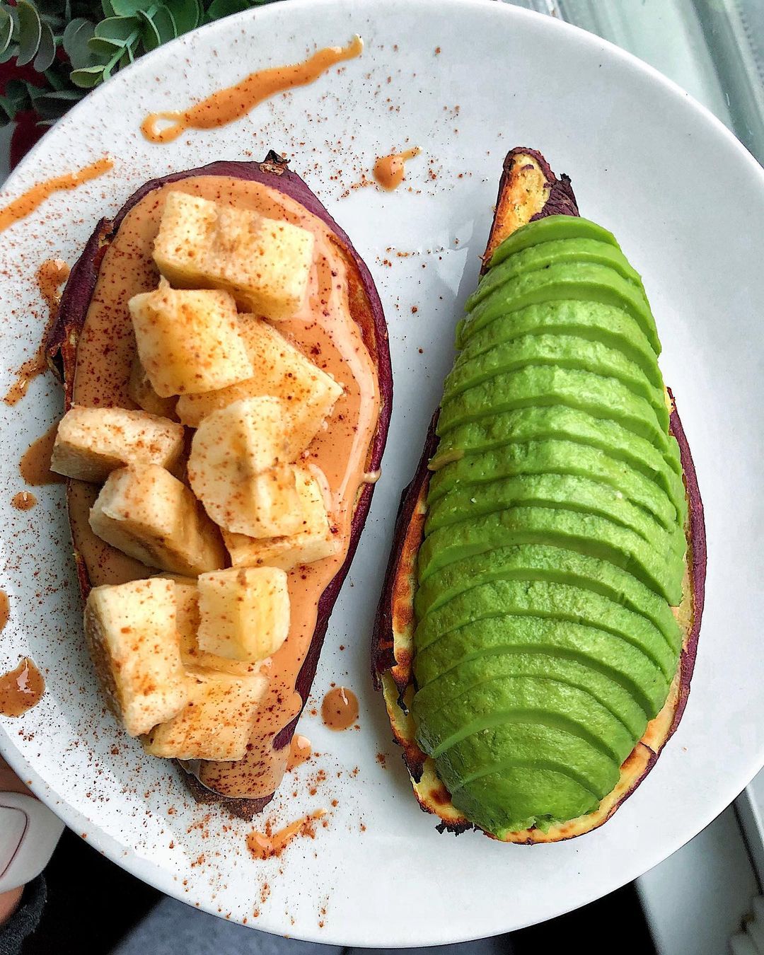 Sweet Potato Toast with Savory Toppings