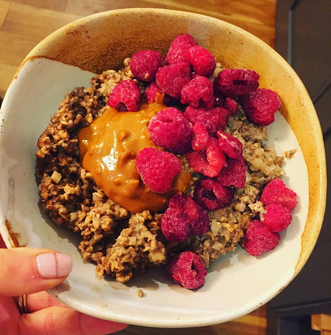 Overnight Mocha Oats Breakfast