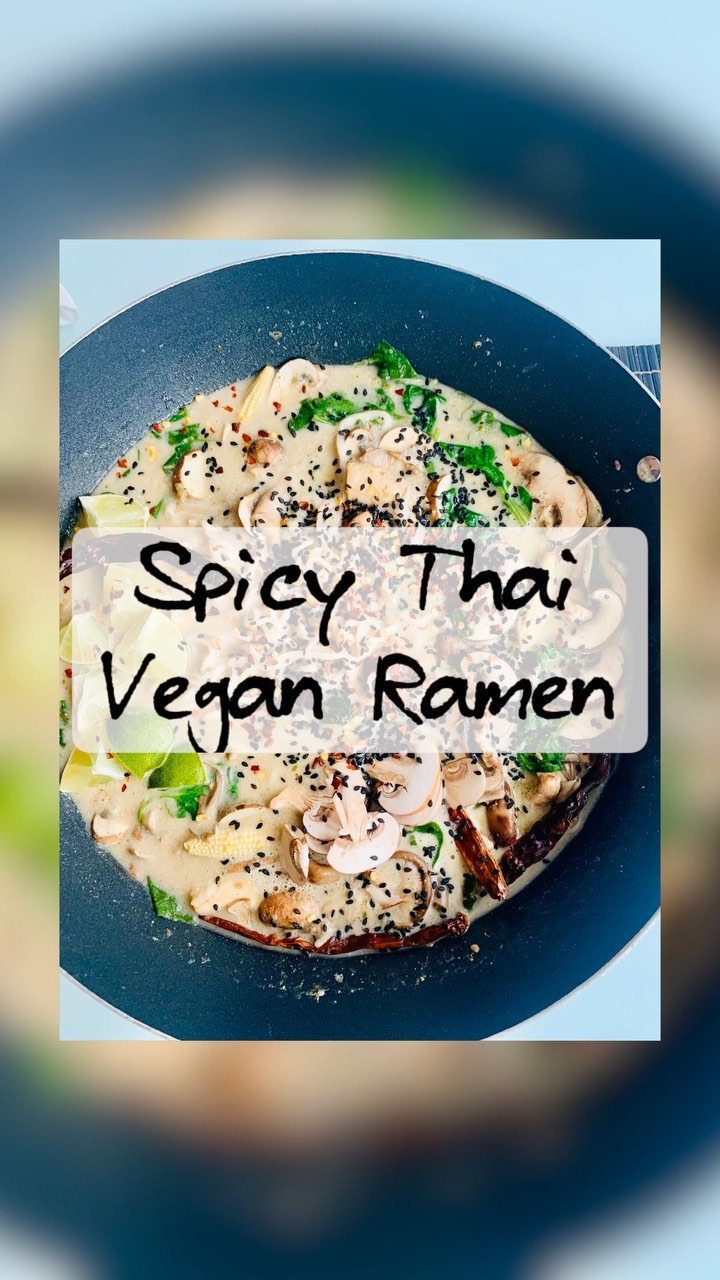 Vegan Thai Spicy Peanut Ramen