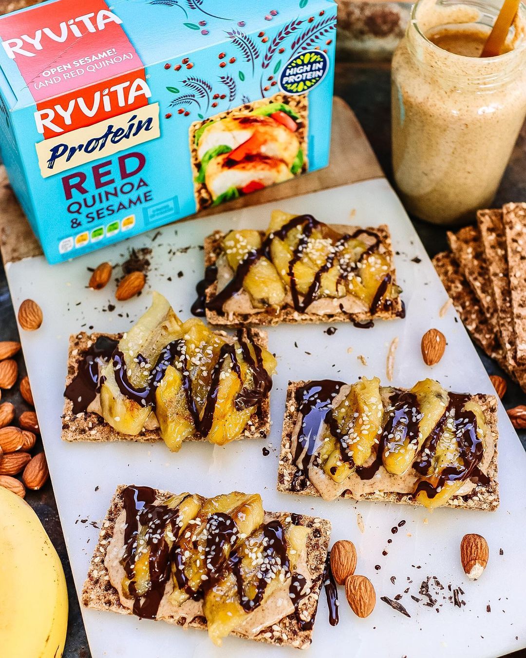Red Quinoa and Sesame Rye-Breads