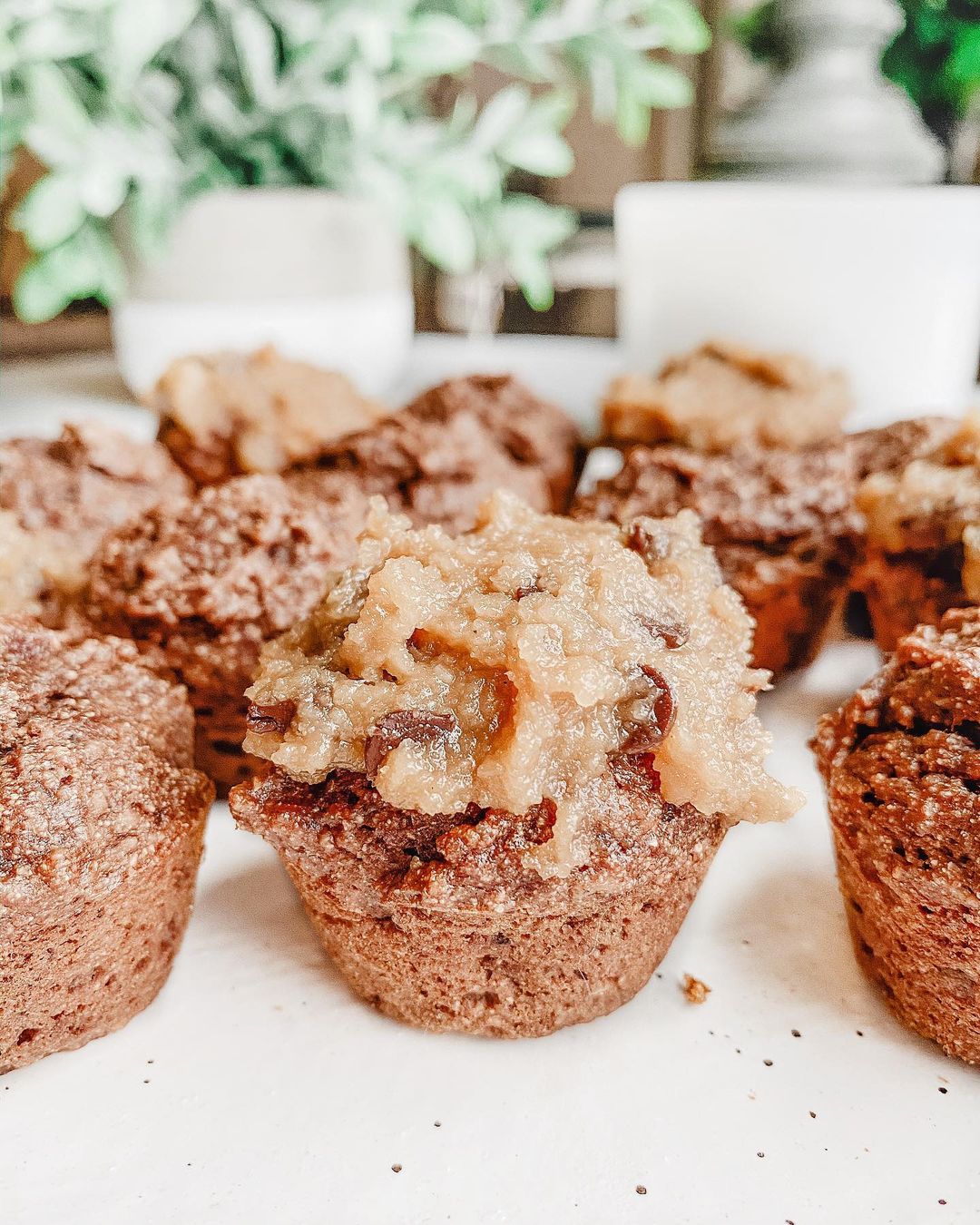 Mini Banana Brownie Bites