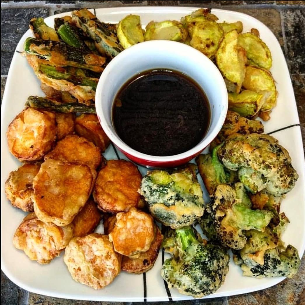Delicious Veggie Tempura with Flavorful Dip
