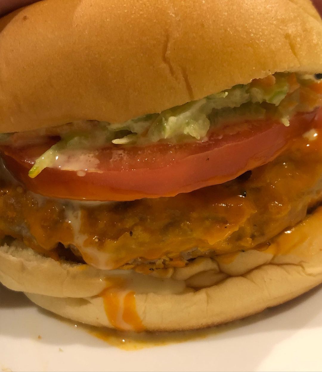 Buffalo Chickpea Sandwich with Celery and Carrot Slaw