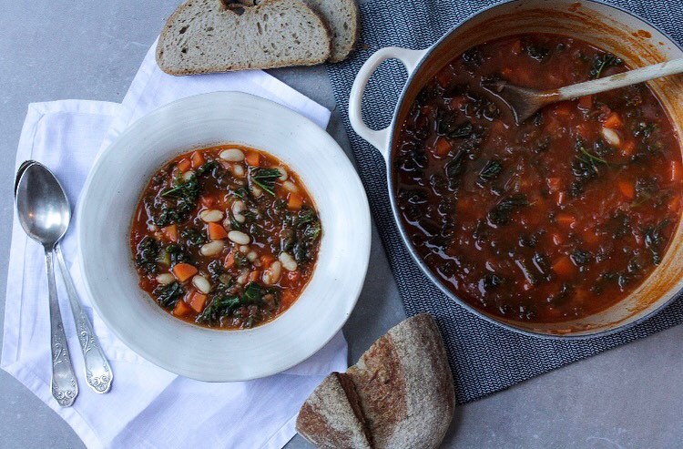 Smoky Tomato Butterbean Soup/stew