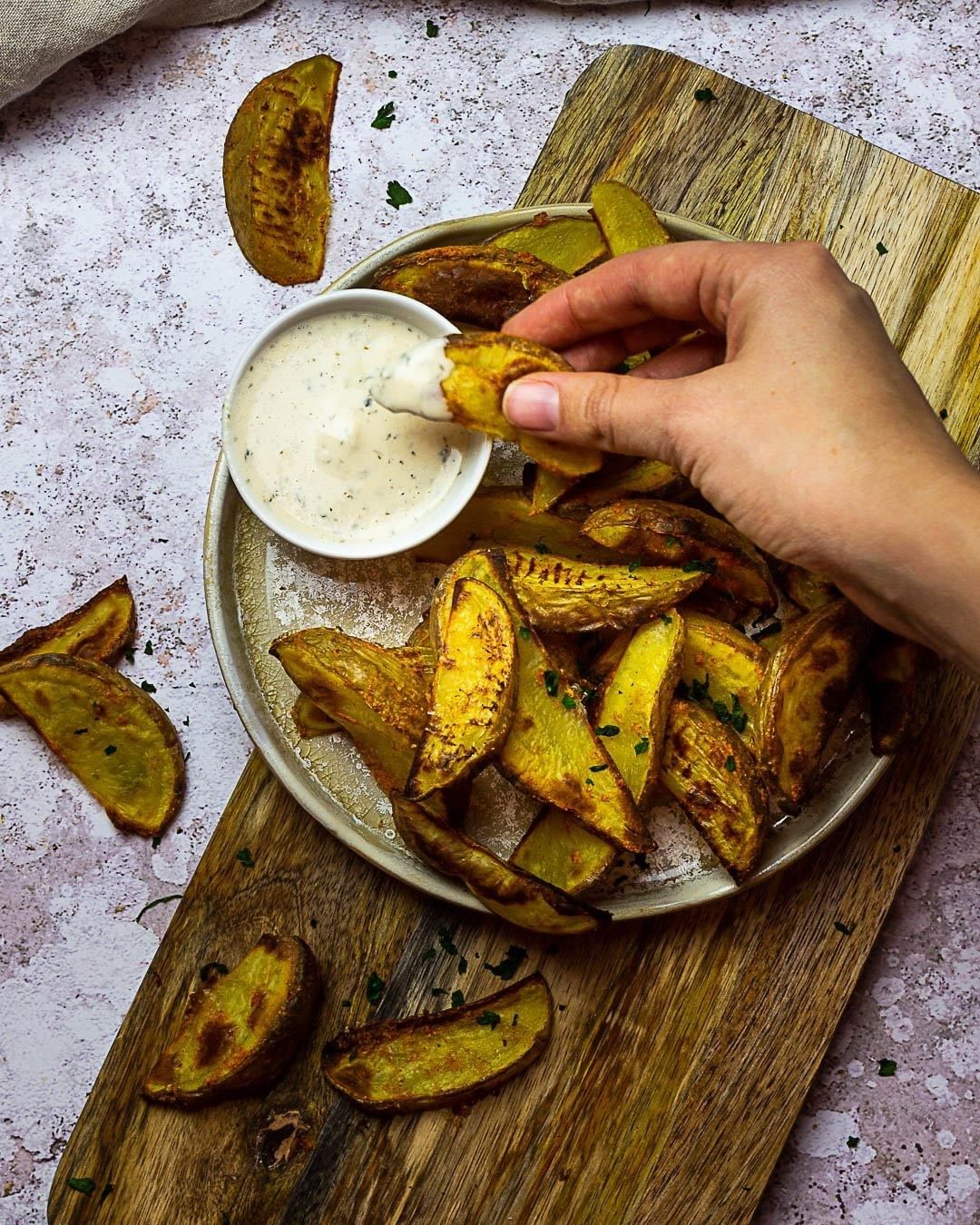 Crispy Potato Wedges