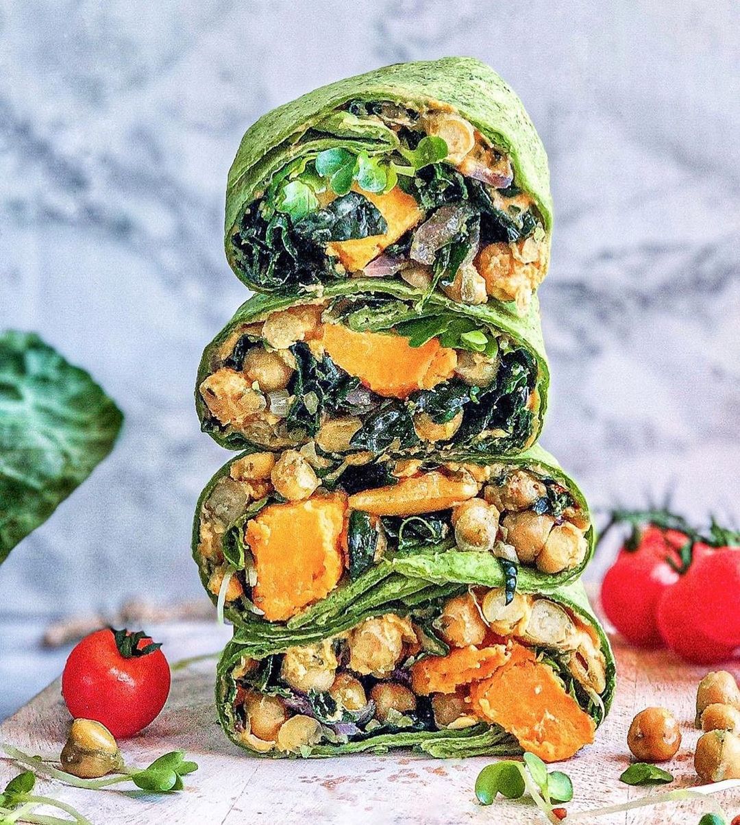 Kale Salad Wrap