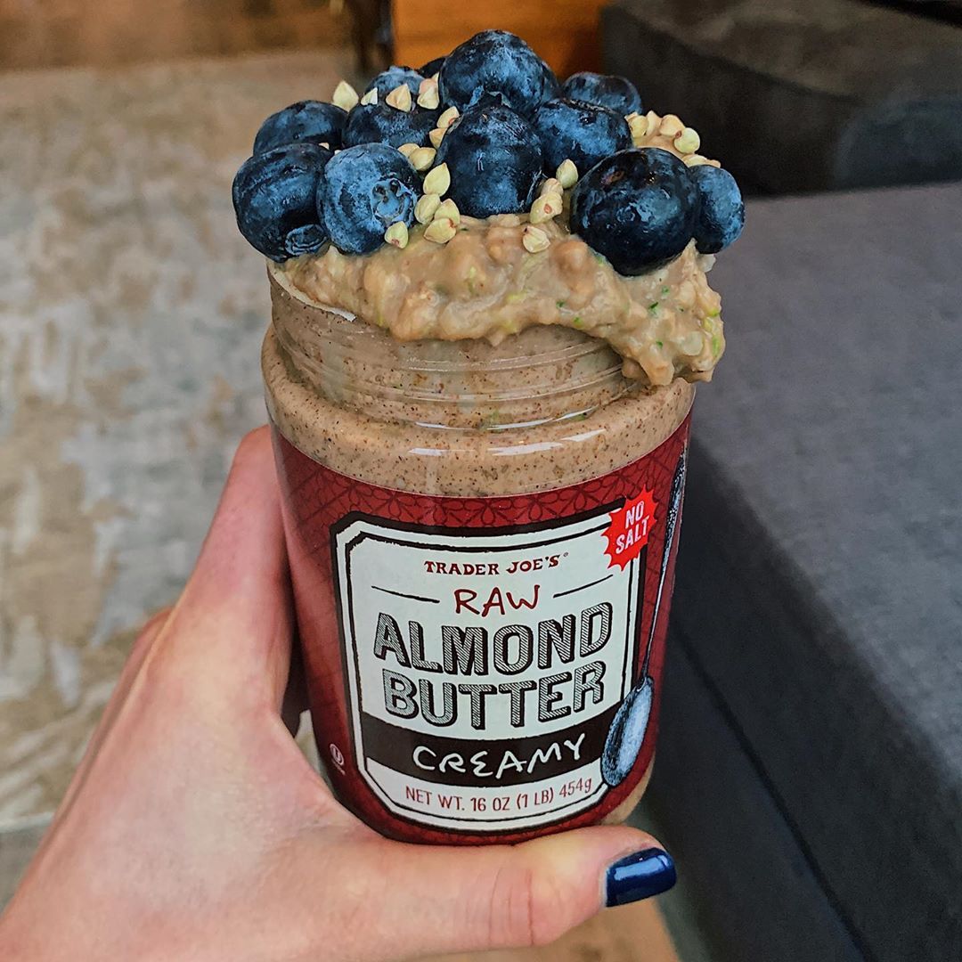 Peanut Butter Cup Oats in a Jar