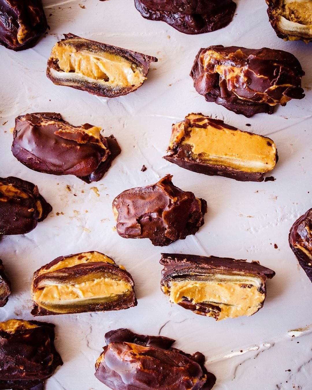 Chocolate Peanut Butter Stuffed Dates