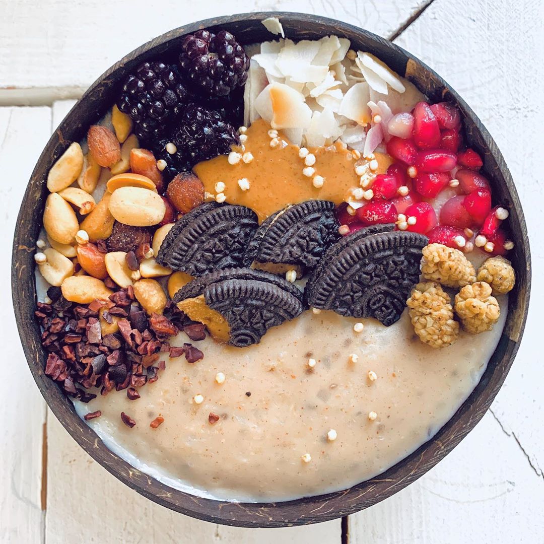 Peanut Butter Cauliflower Oats Bowl