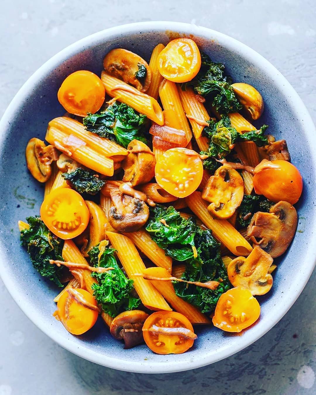 Creamy Tomato Mushroom Pasta