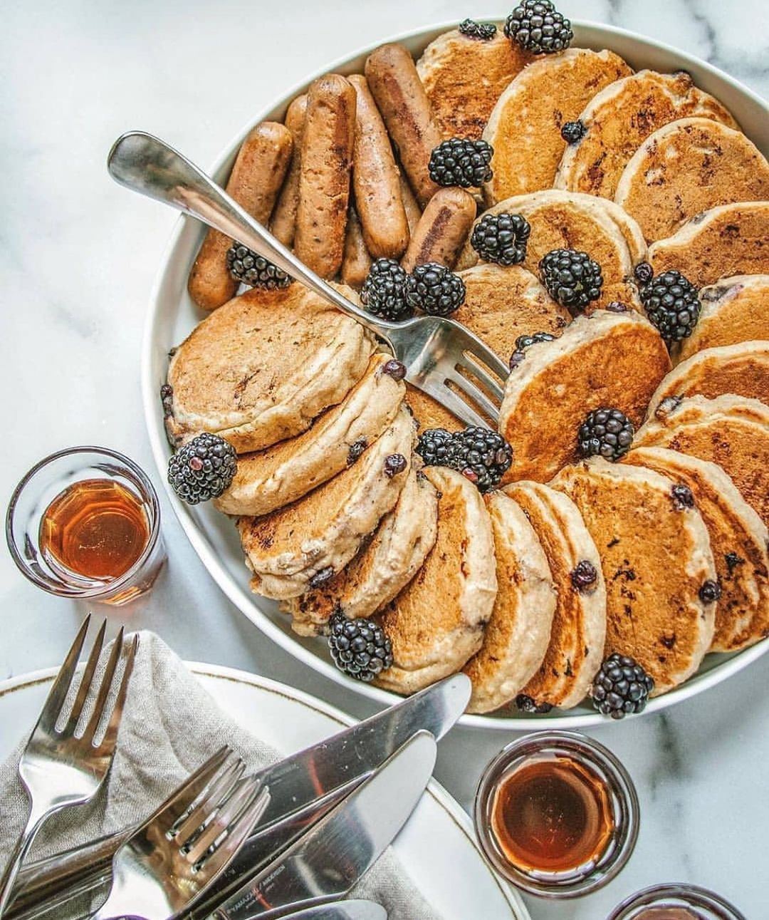 Easy Vegan Blender Pancakes