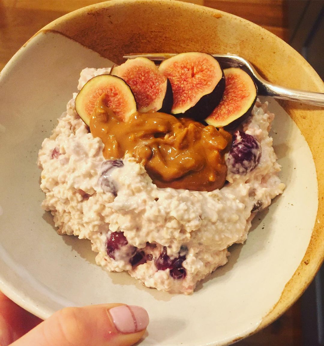 Overnight Cherry Bircher Muesli