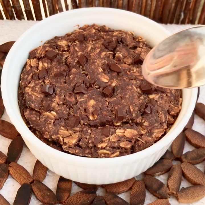 Nutella Baked Oats
