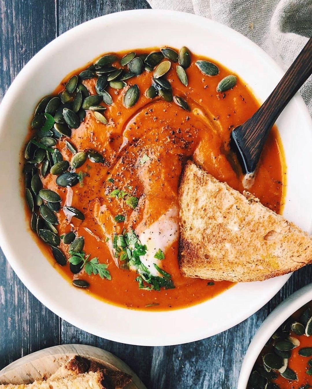 Butternut Squash, Sweet Potato, and Tomato Soup