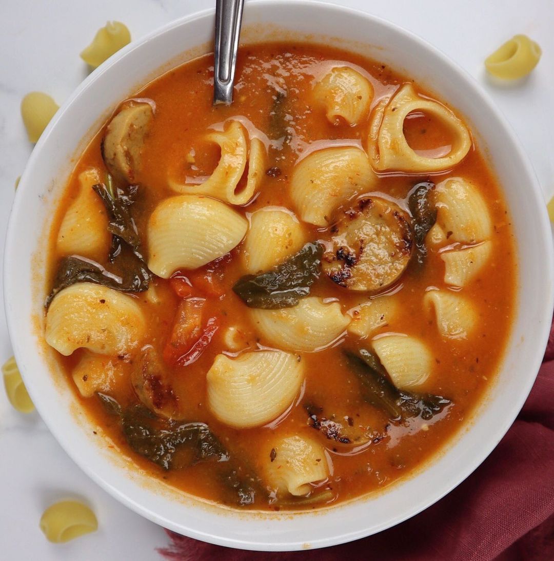 Easy and Tasty Tomato Noodle Soup