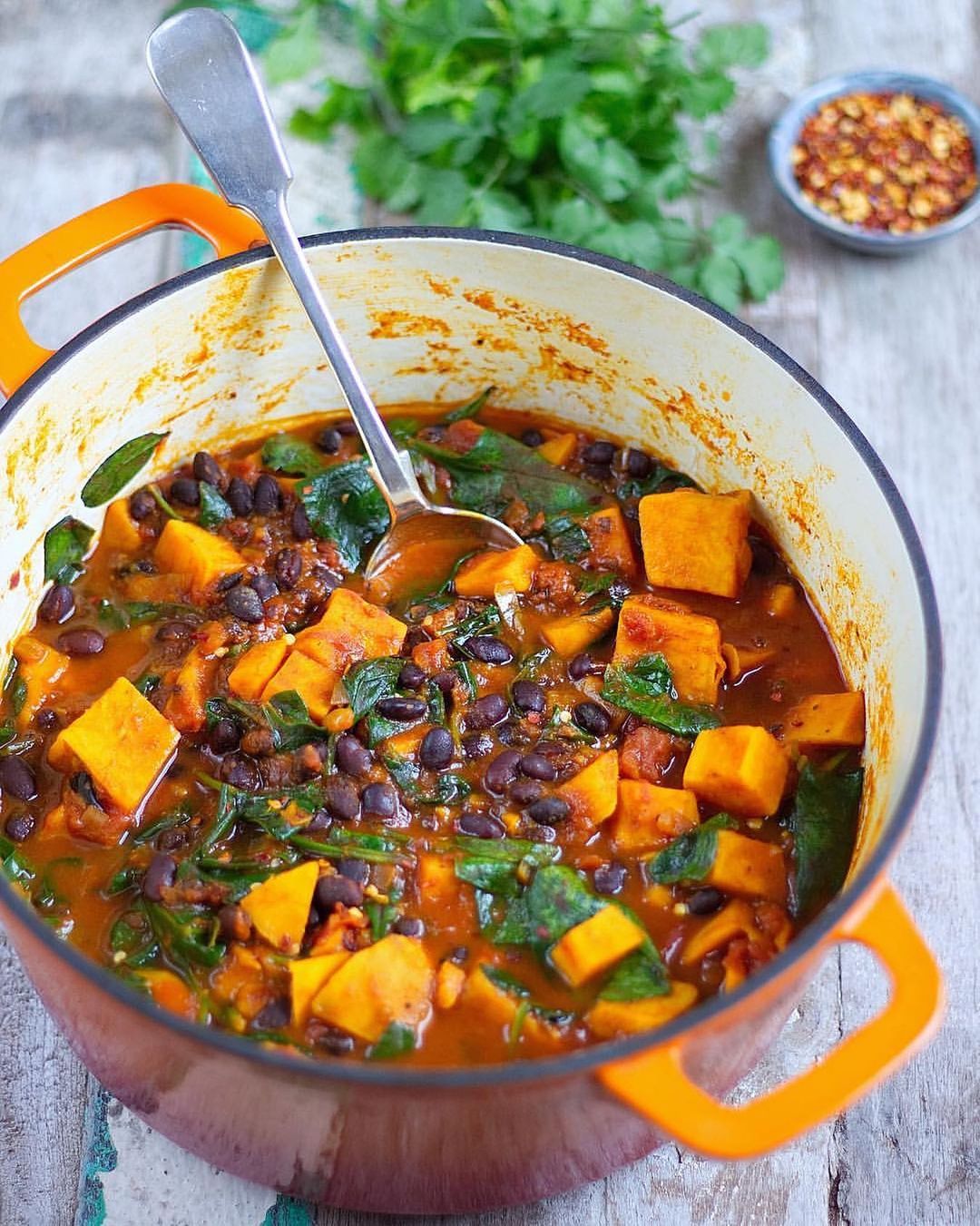 Sweet Potato and Black Bean Stew