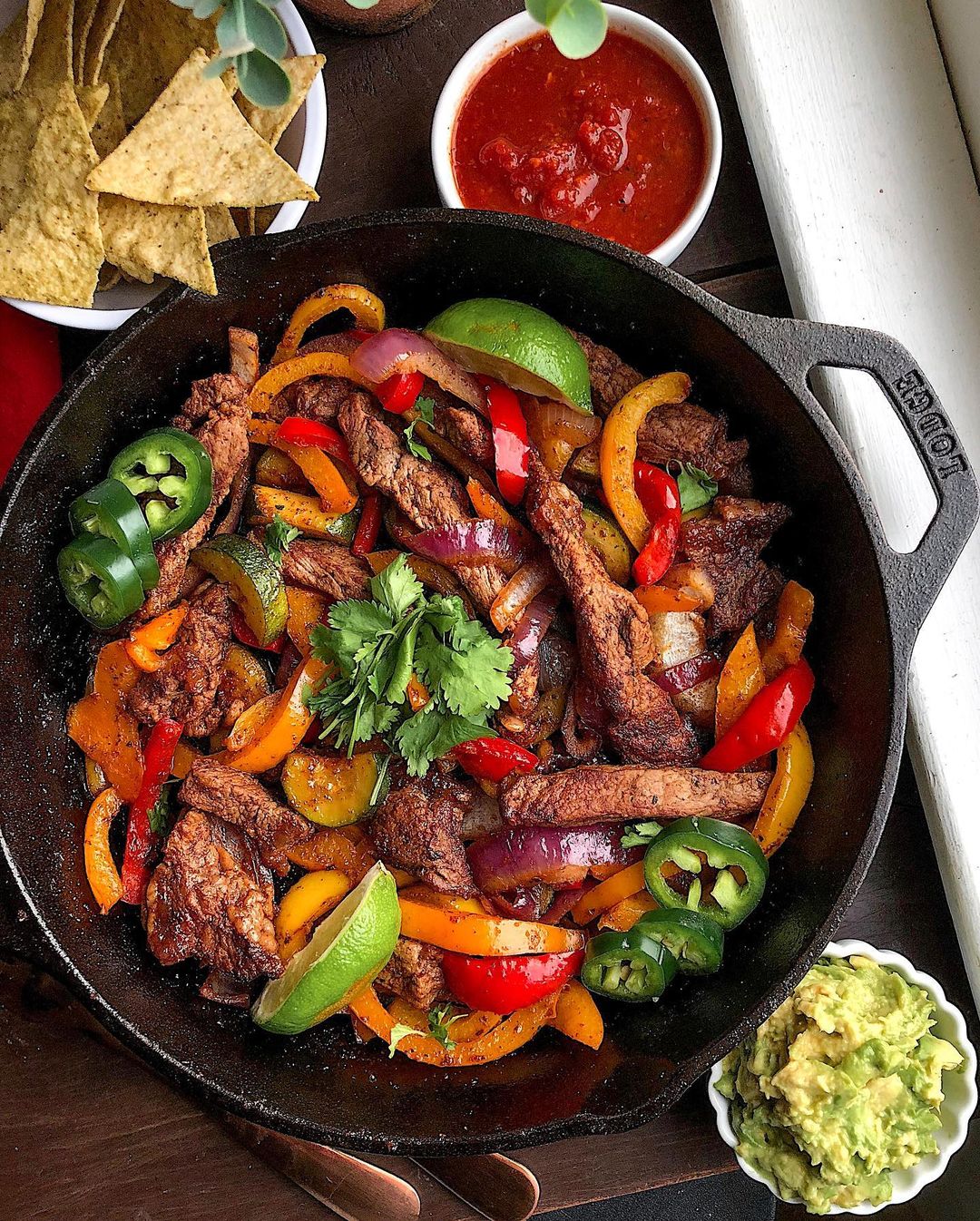 Easy 20-Minute Steak Fajitas in One Skillet