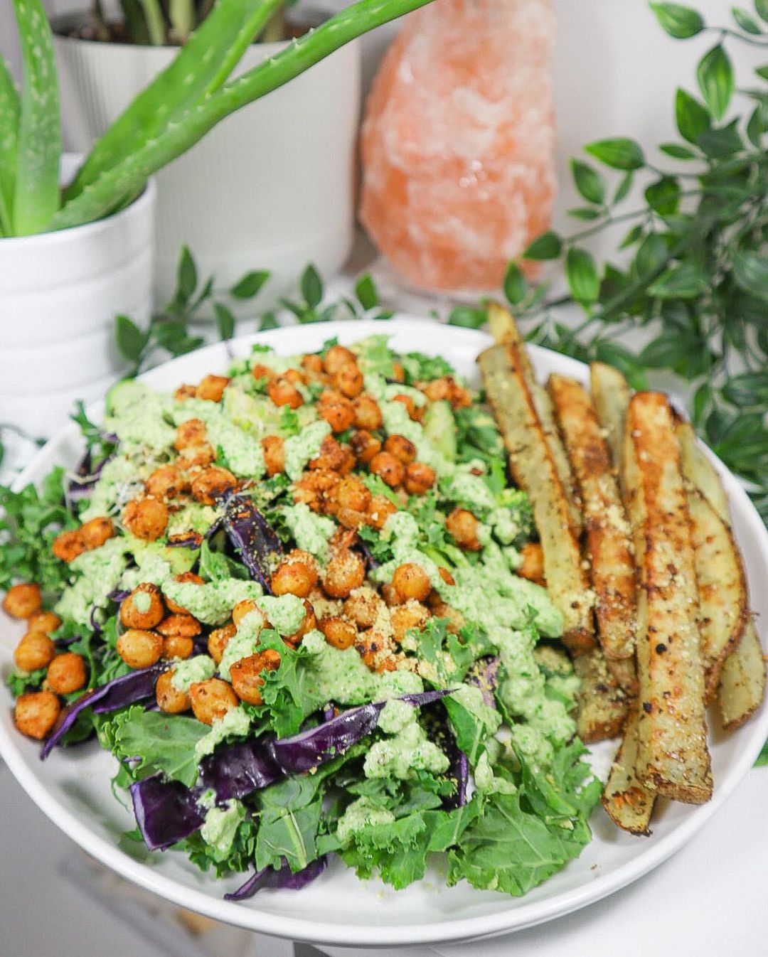 Homemade Fries W Loaded Salad