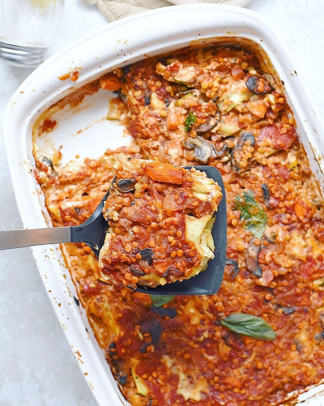 Vegan Zucchini Lasagna with Cashew Cream