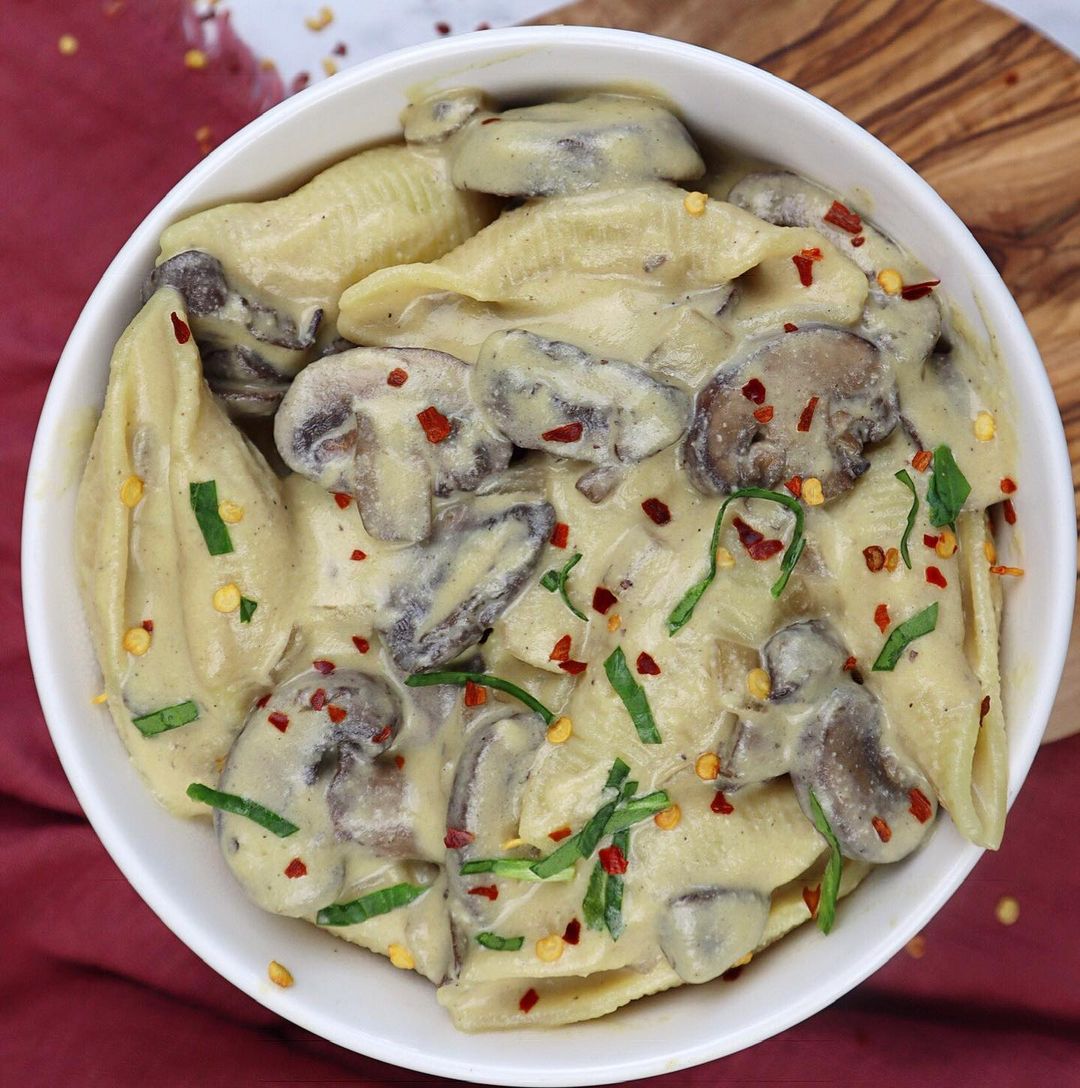 Extra Creamy Vegan Alfredo Pasta